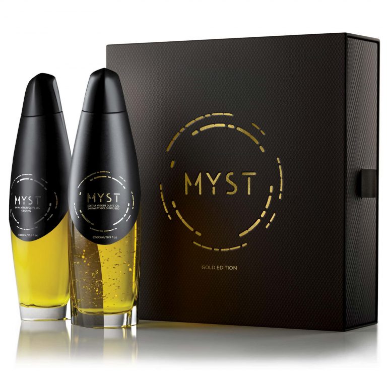 Luxury Edition - MYST AEON GOLD - Bundle Case with two bottles out