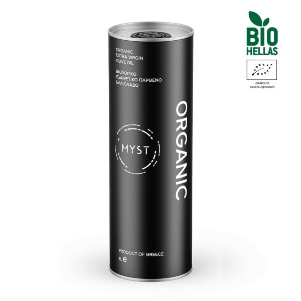 Organic Extra Virgin Olive Oil – ORGANIC - 1 Liter Front