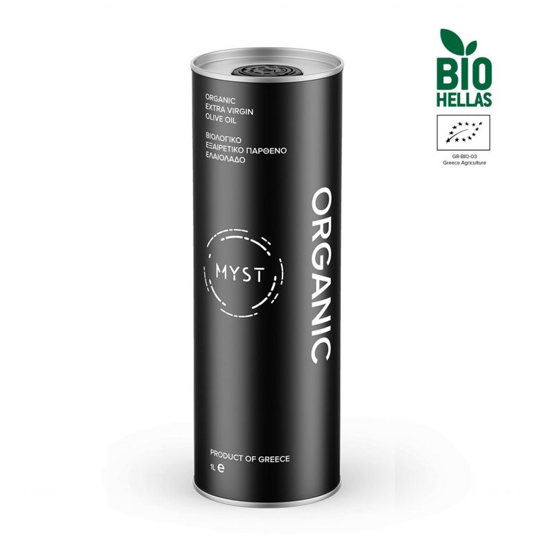 Organic Extra Virgin Olive Oil – ORGANIC - 1 Liter Front