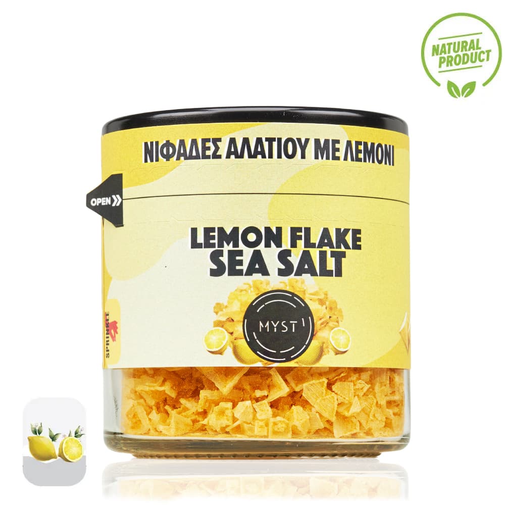 Yellow Pyramid Sea Salt Flakes – Dried Lemon - Bild 2