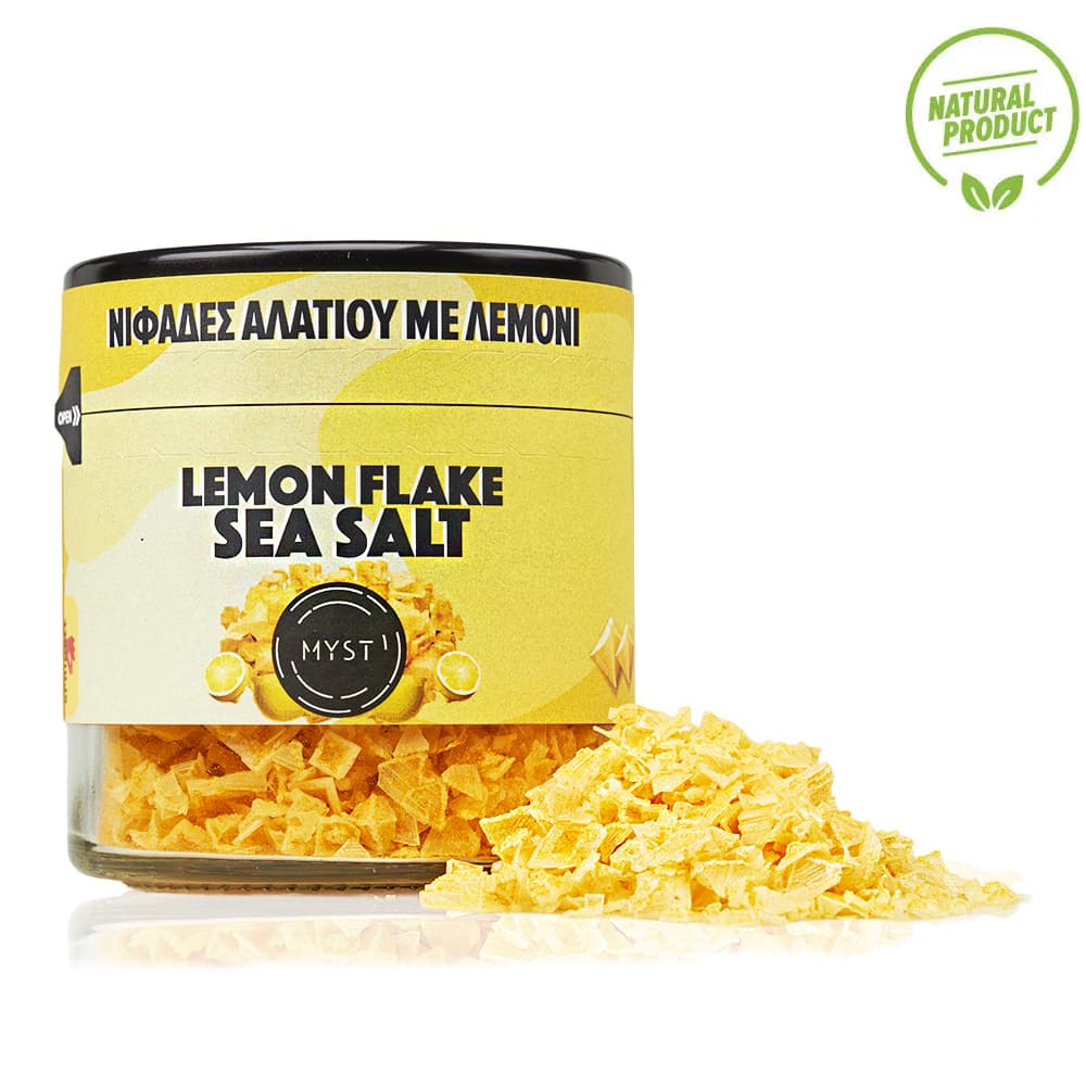 Yellow Pyramid Sea Salt Flakes – Dried Lemon - Bild 3