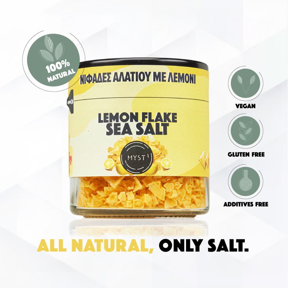 Yellow Pyramid Sea Salt Flakes – Dried Lemon - Bild 6