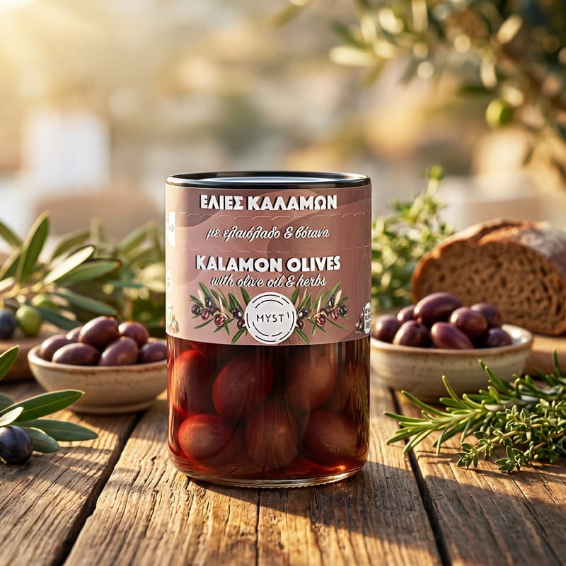 Whole Kalamata Olives with Olive Oil & Herbs - Image 4